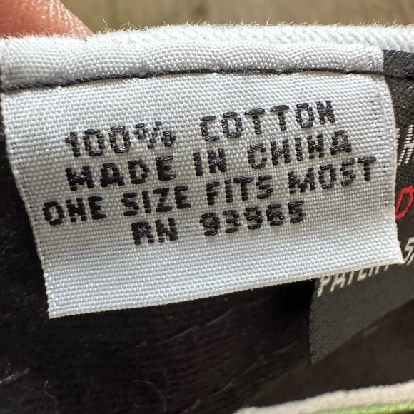 EUC VINTAGE Nascar Hat Cap Strap Back Black Amp Dale Earnhardt Racing Mens 90s - Picture 6 of 8